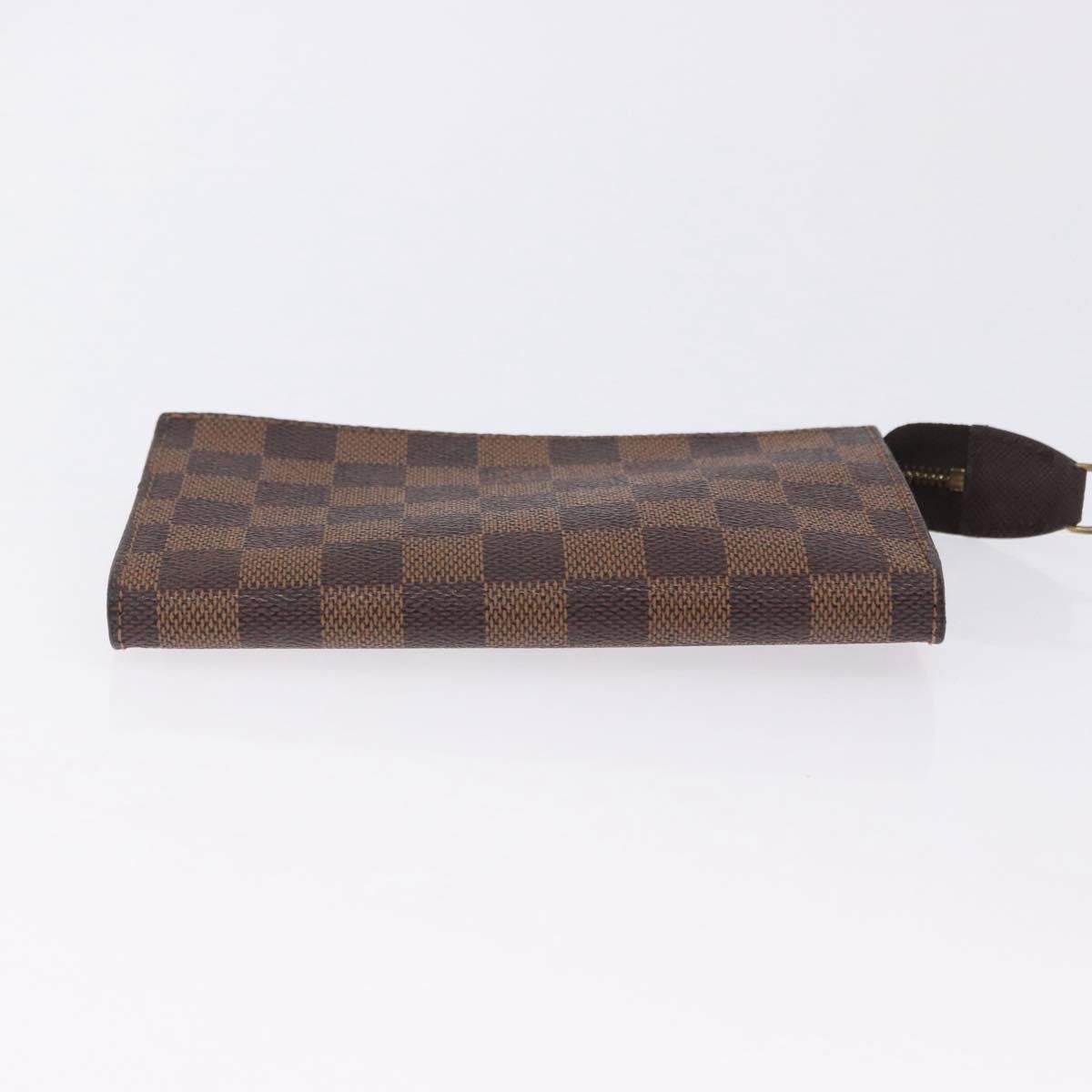 Louis Vuitton Toiletry Pouch Damier Brown Canvas Clutche & Pouche Bag (Pre-Owned)
