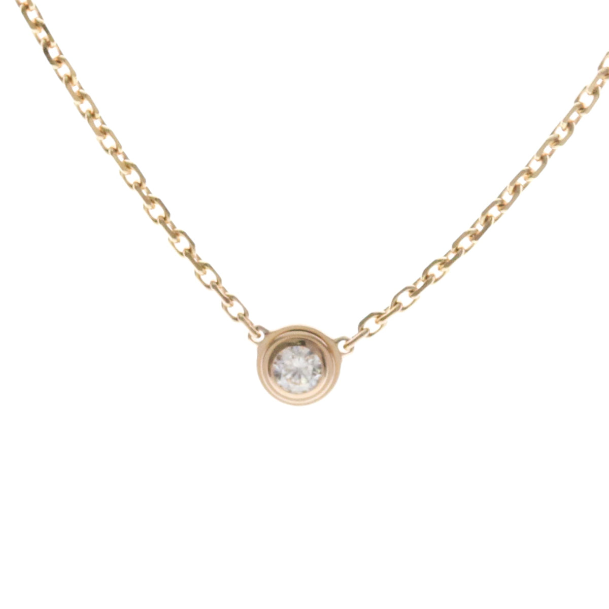 Cartier Cartier D'amour Pendant 18K Rose Gold With Diamond Gold Pink_Gold Necklace Jewelry (Pre-Owned)