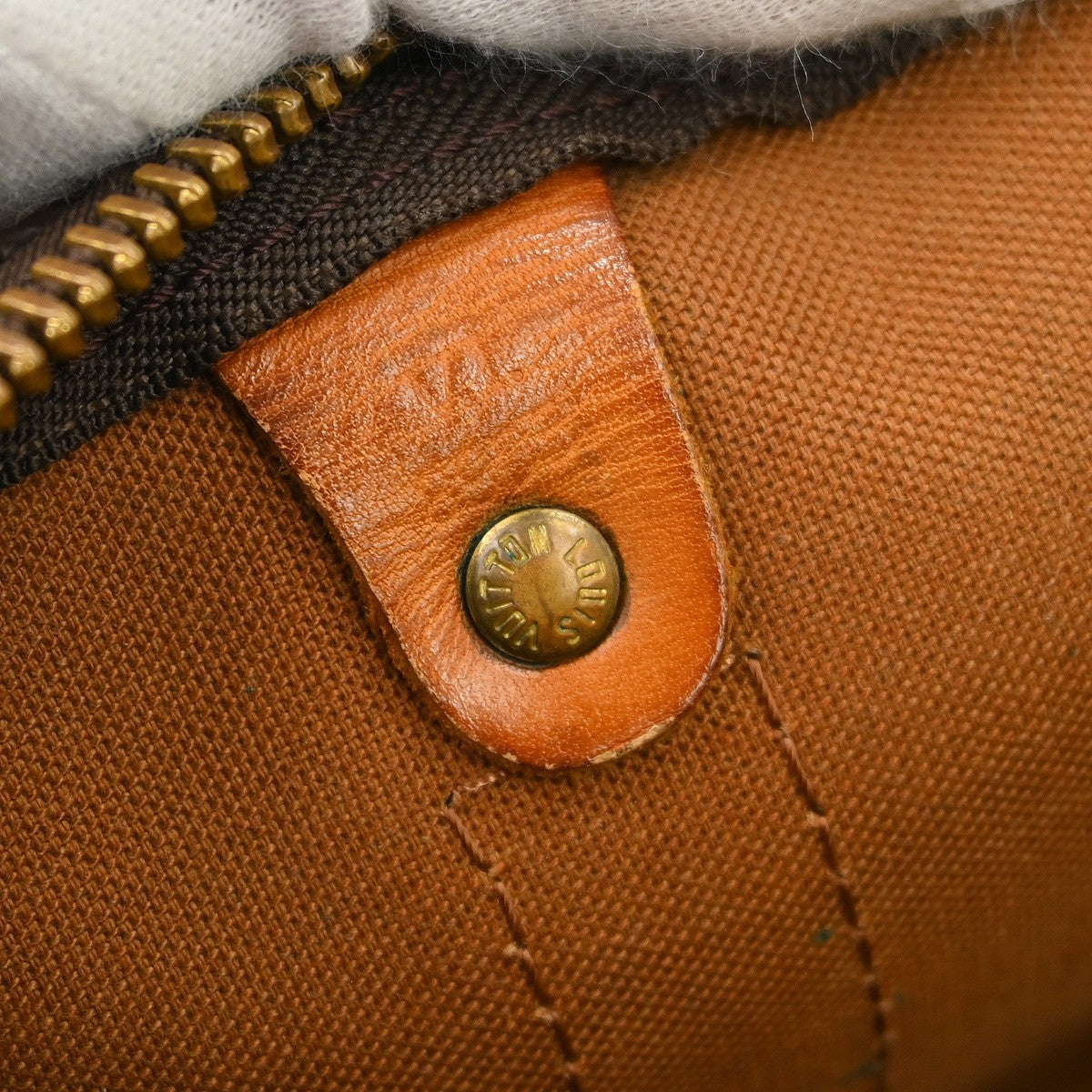 Louis Vuitton Keepall Monogram Canvas Brown Canvas Travel Bag Bag (Pre-Owned)
