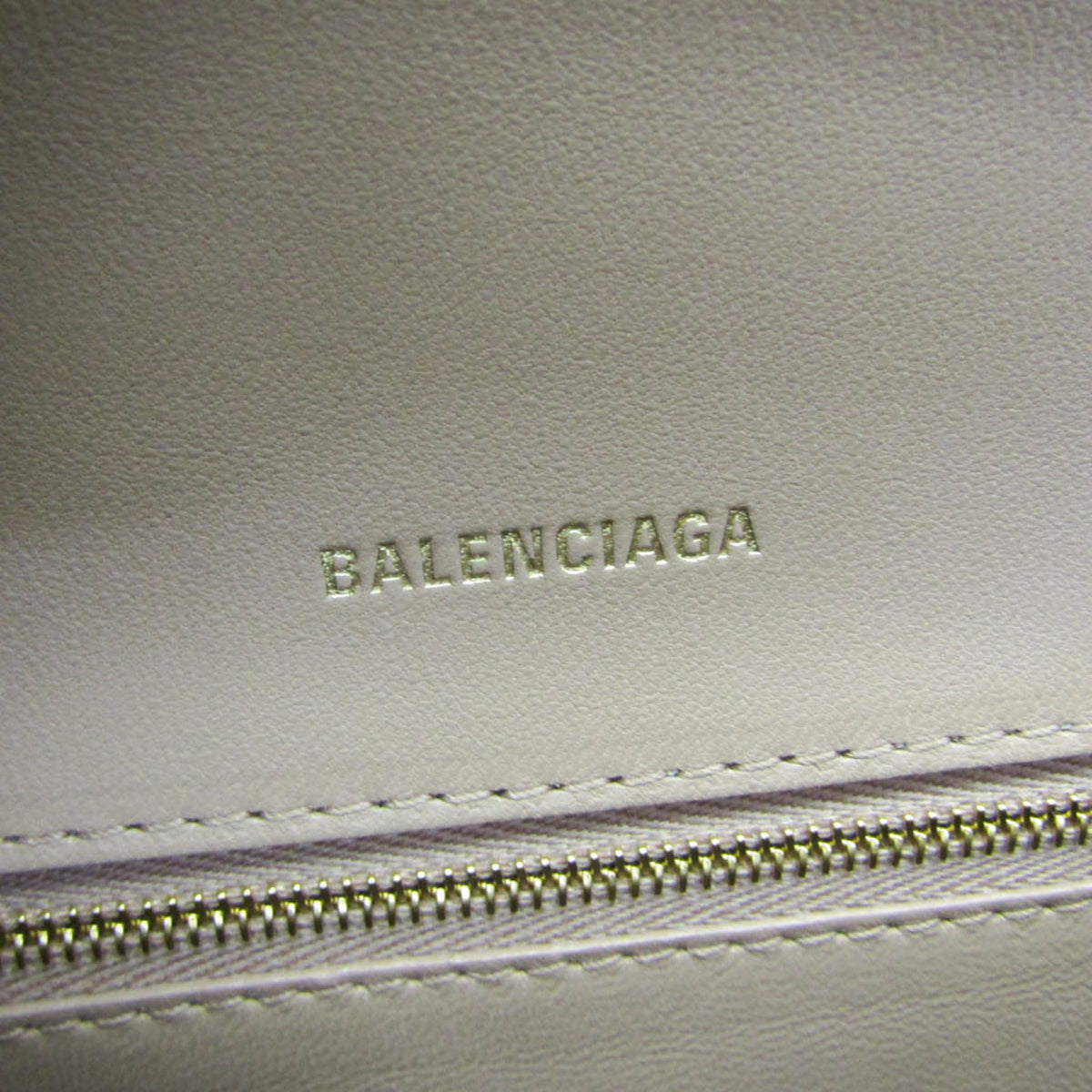 Balenciaga Hourglass Crocodile Embossed Leather Pink Leather Crossbody Bag Bag (Pre-Owned)