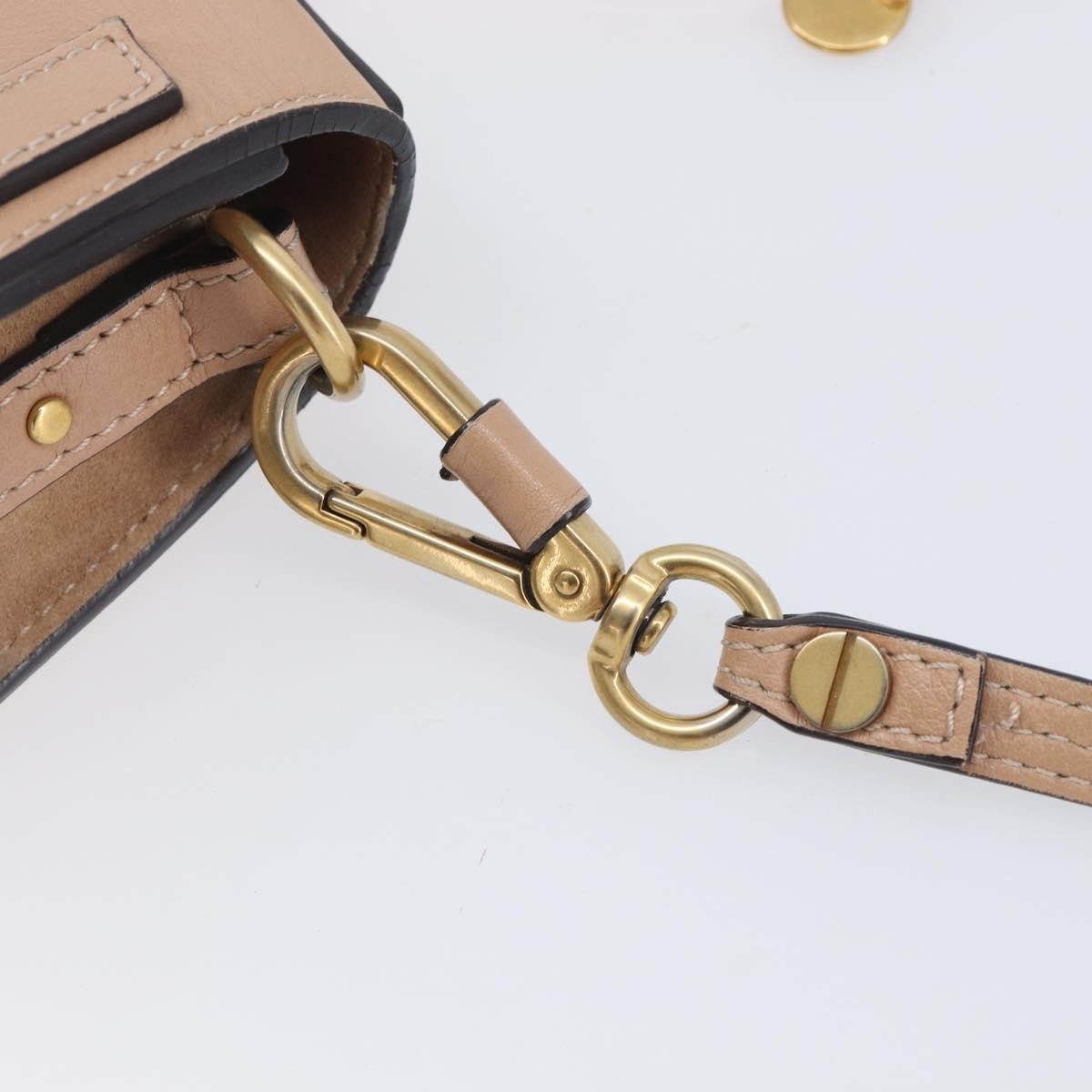 Chloe Nile Leather Pink Leather Crossbody Bag Bag (Pre-Owned)