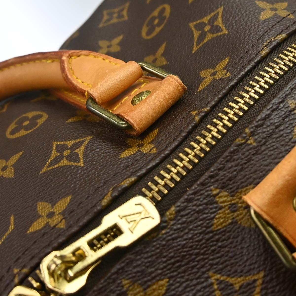 Louis Vuitton Keepall Monogram Canvas Brown Canvas Travel Bag Bag (Pre-Owned)
