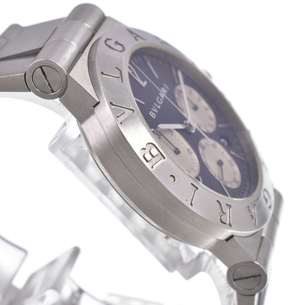 Bvlgari Diagono Chronograph Quartz Stainless Steel Watch (Pre-Owned)