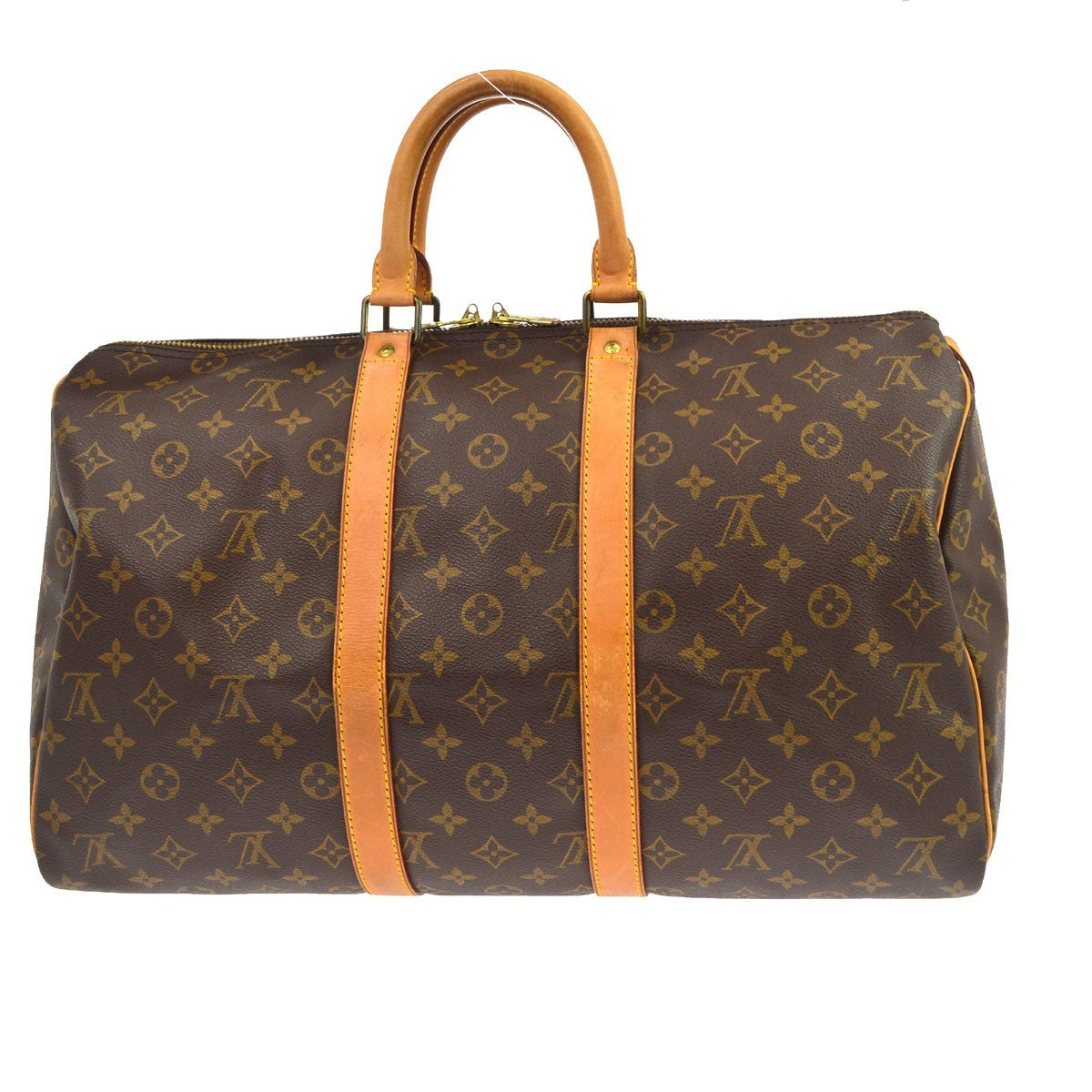 Louis Vuitton Keepall Monogram Canvas Brown Canvas Travel Bag Bag (Pre-Owned)