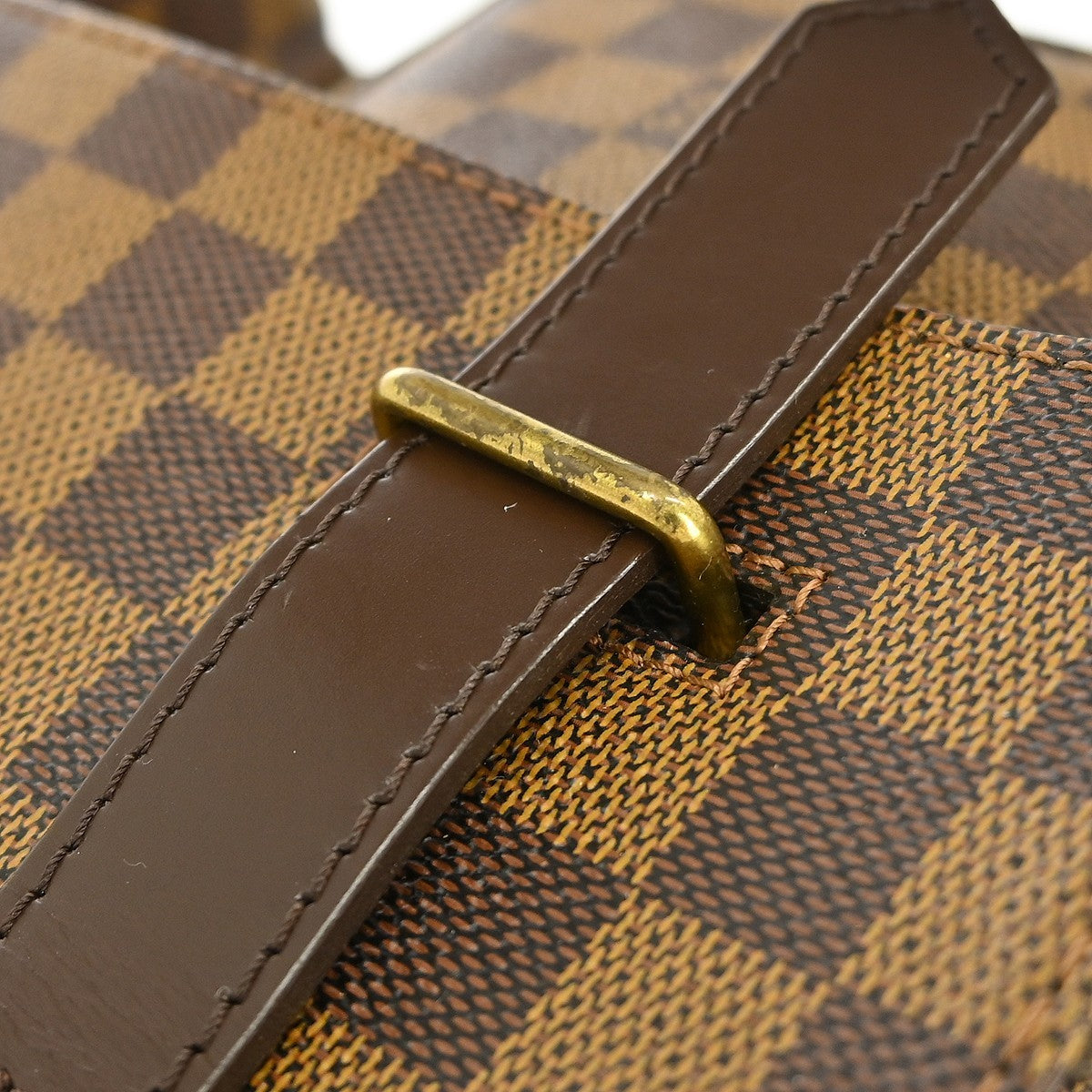 Louis Vuitton Broadway Damier Ebene Brown Canvas Handbag (Pre-Owned)