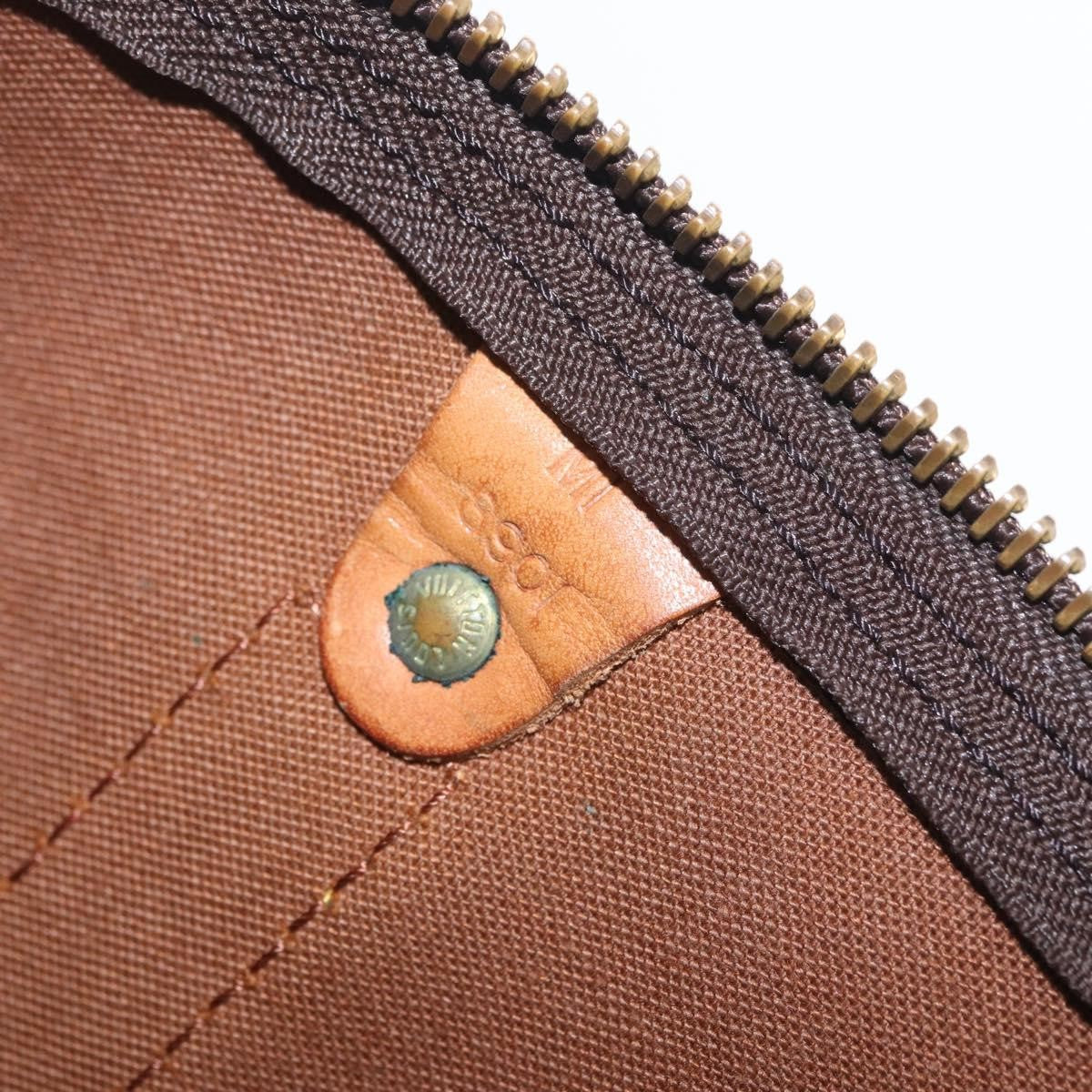 Louis Vuitton Keepall Monogram Canvas Brown Canvas Travel Bag Bag (Pre-Owned)
