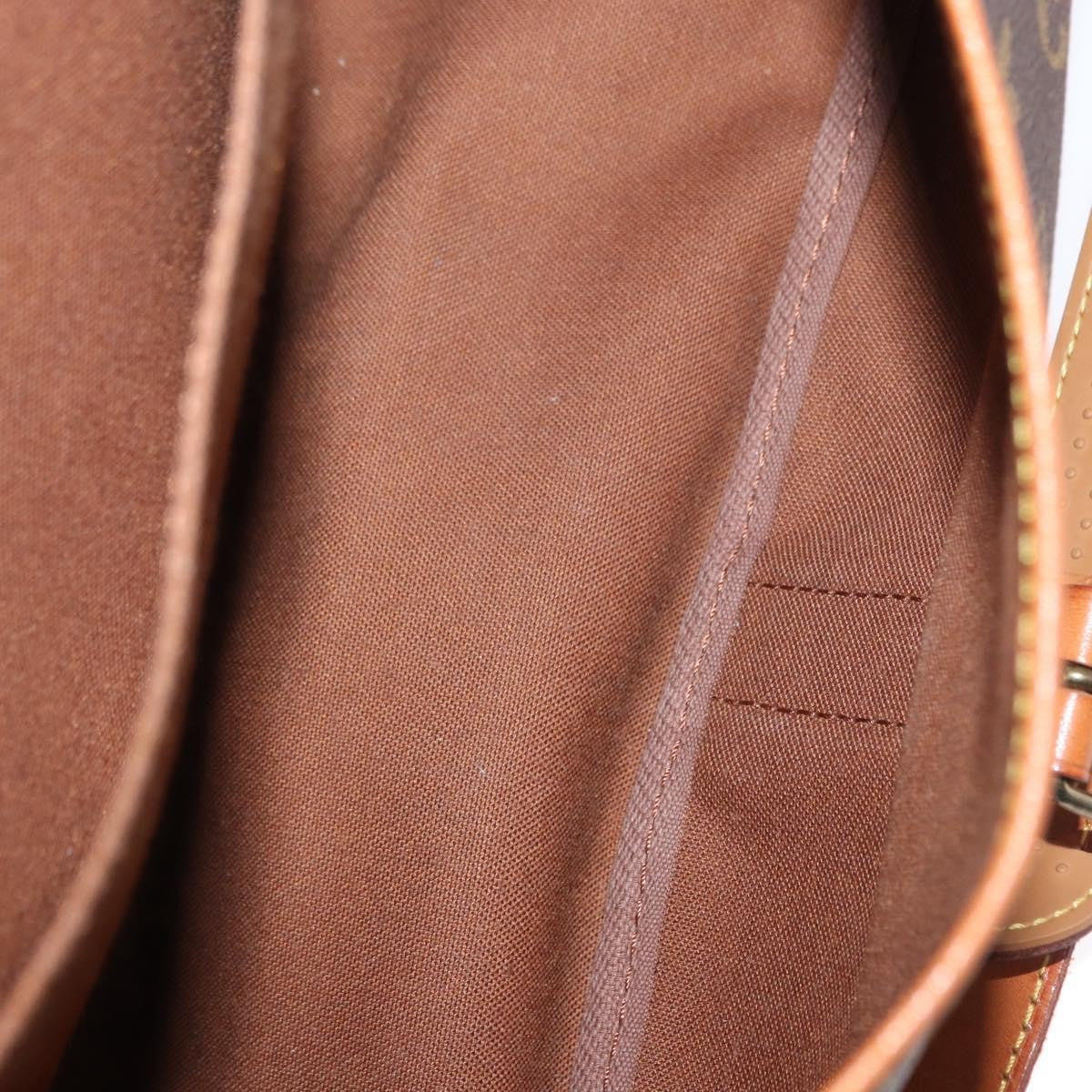 Louis Vuitton Saumur Monogram Canvas Brown Canvas Shoulder Bag Bag (Pre-Owned)