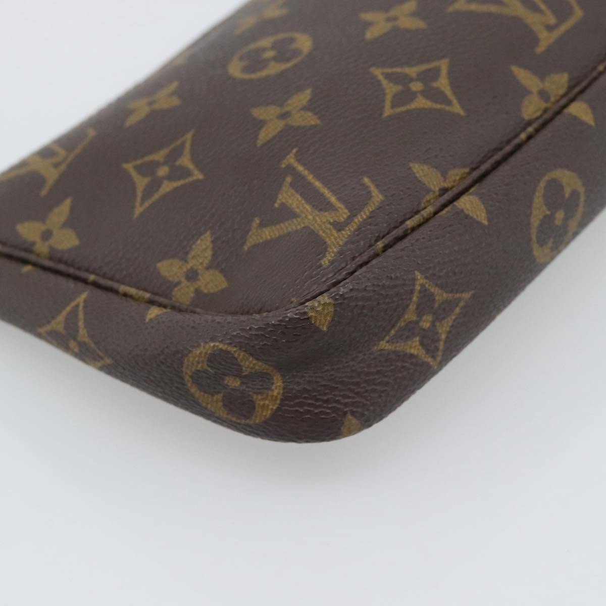 Louis Vuitton Pochette Accessoires Yayoi Kusama Painted Dots Monogram Canvas Brown Canvas Clutche & Pouche Bag (Pre-Owned)