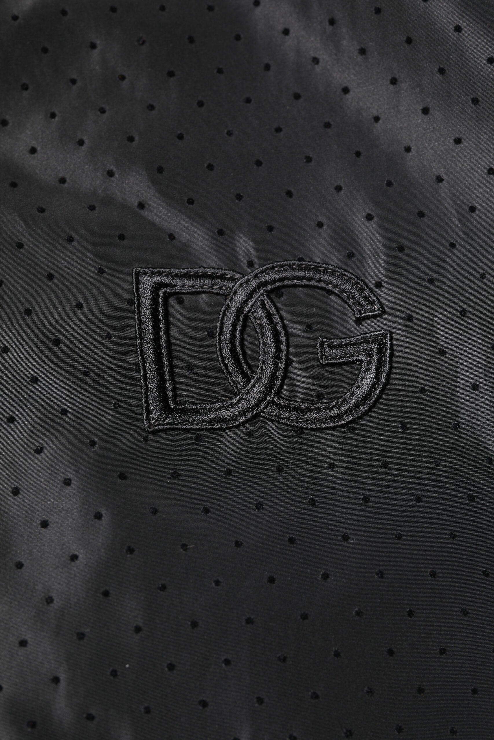 Dolce & Gabbana Black Long Sleeves Full Zip Bomber Men's Jacket (Pre-Owned)