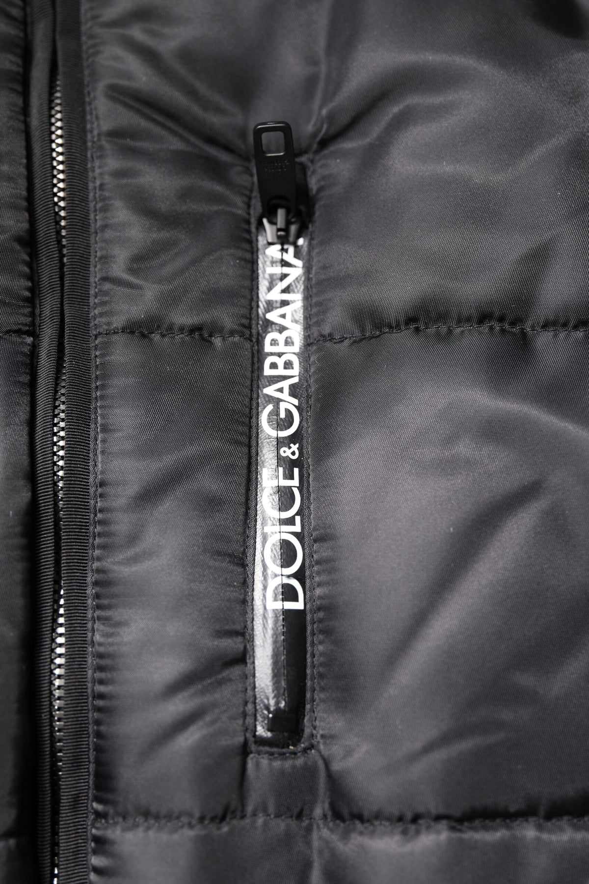 Dolce & Gabbana Black Hooded Parka Winter Men Coat Men's Jacket (Pre-Owned)