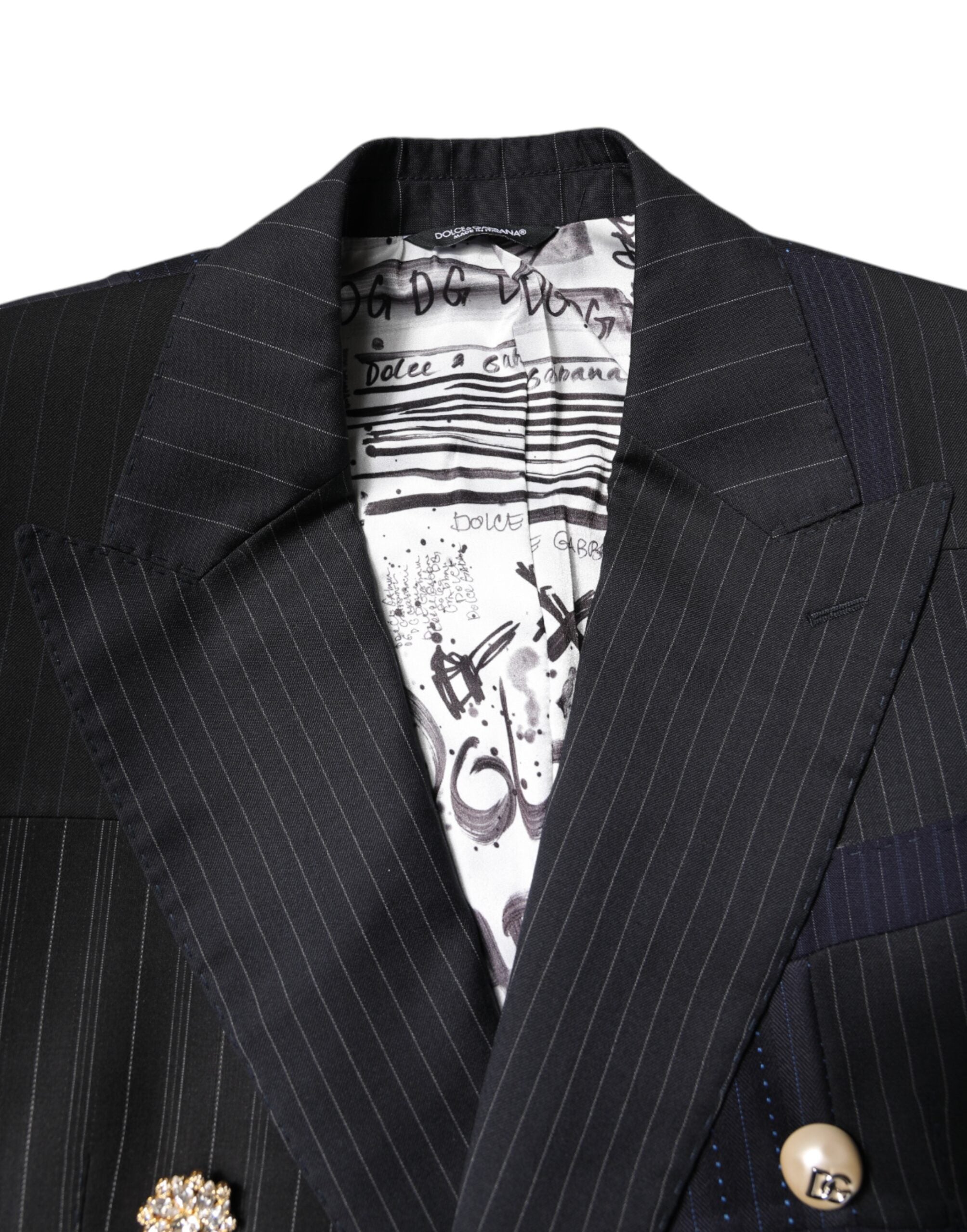 Dolce & Gabbana Multicolor Patchwork Jacket Coat Suit Men's Blazer