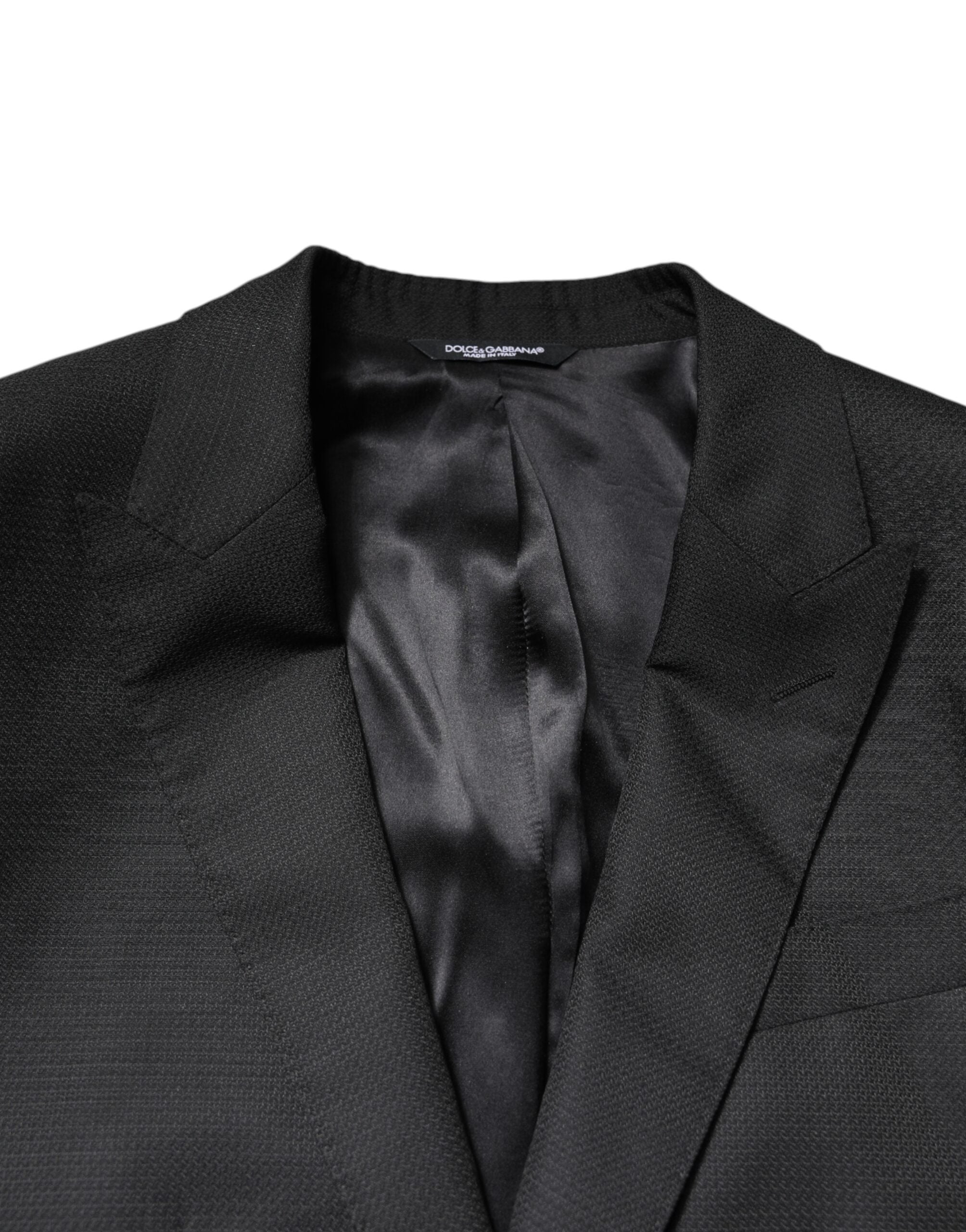 Dolce & Gabbana Black Single Breasted Formal 2 Piece Men's Suit