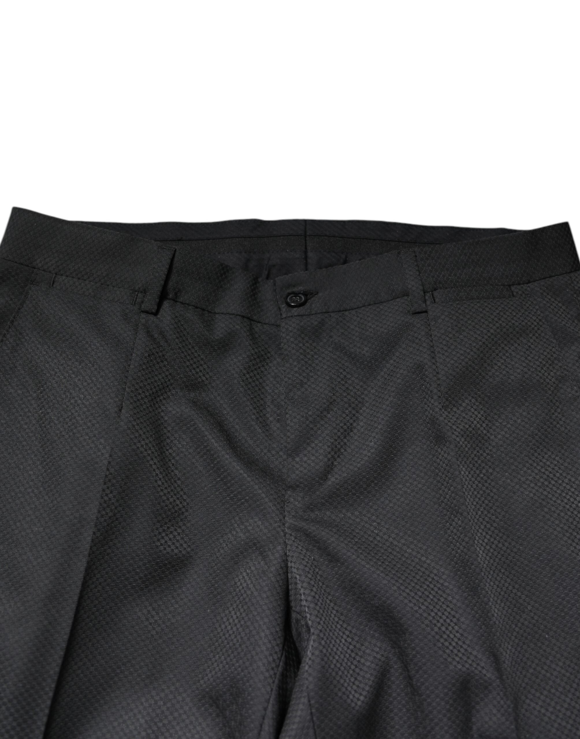 Dolce & Gabbana Black Single Breasted Formal 2 Piece Men's Suit