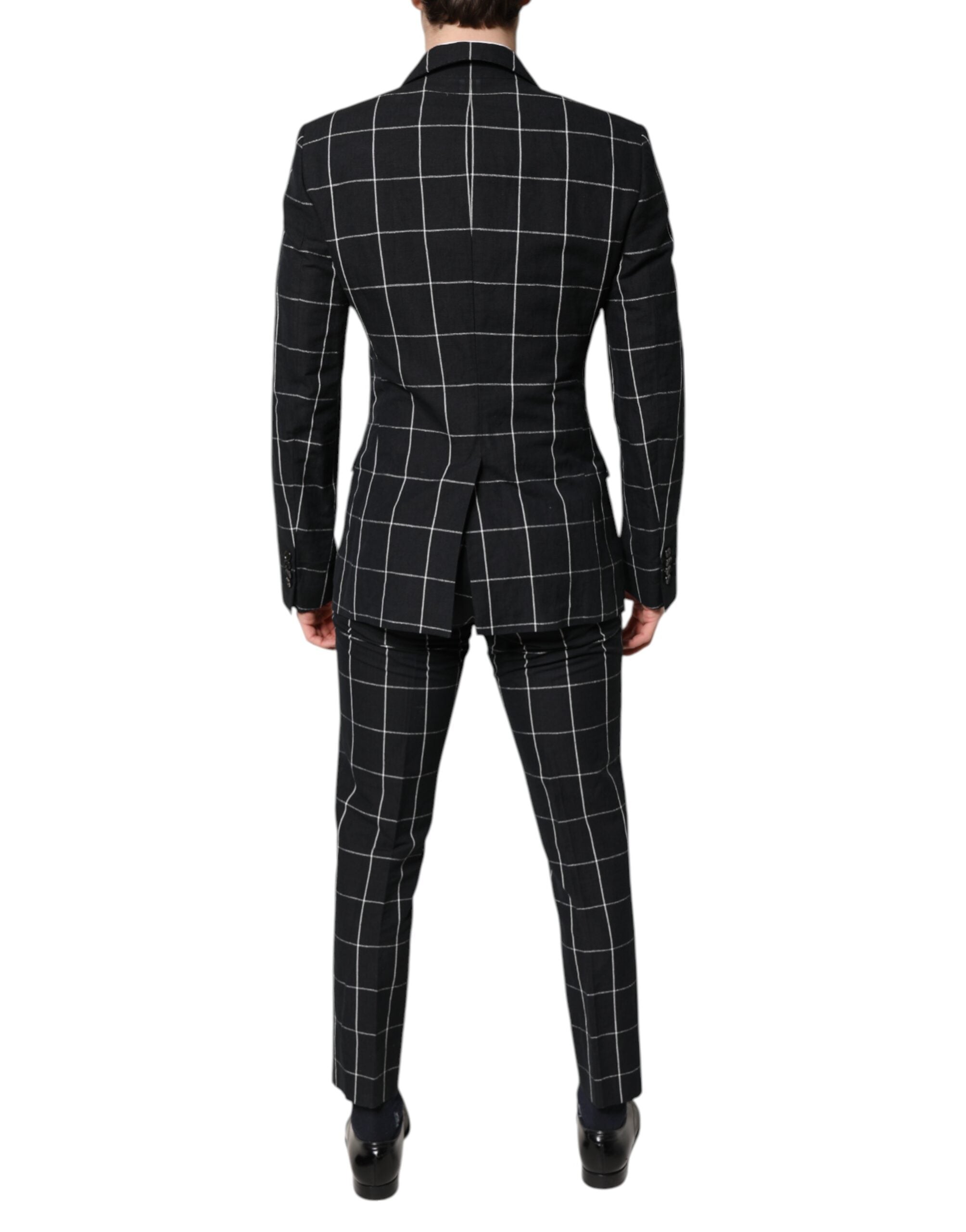 Dolce & Gabbana Dark Gray TAORMINA Double Breasted 2 Piece Men's Suit