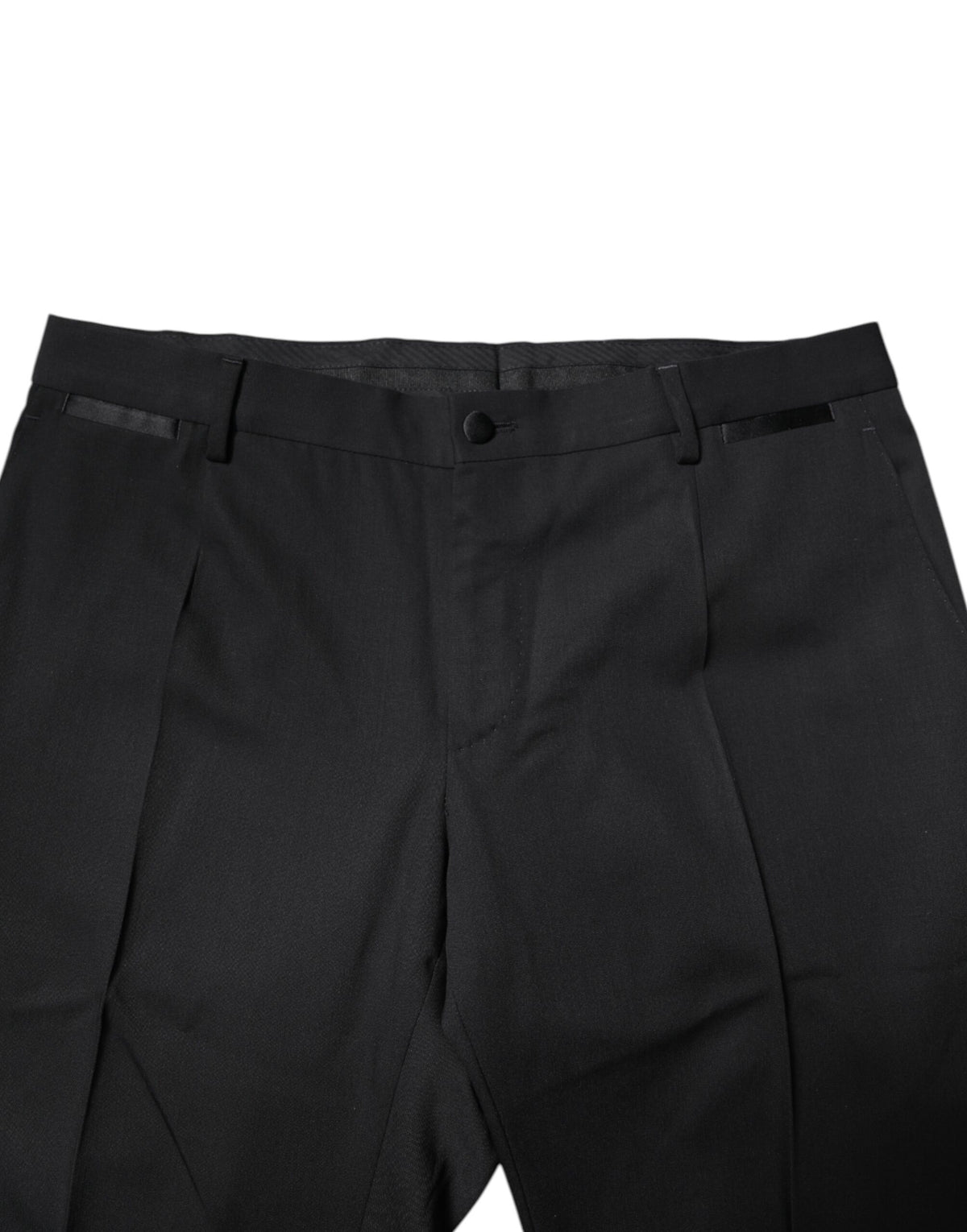 Dolce & Gabbana Black Wool Single Breasted 2 Piece Men's Suit