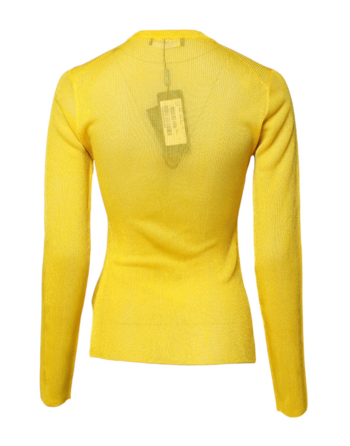 Dolce & Gabbana Yellow Polyester Women Pullover Top Women's Sweater