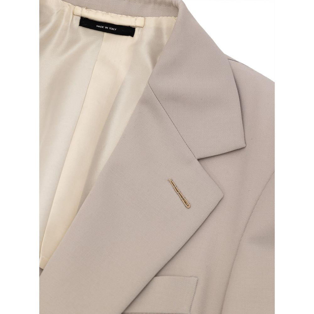 Tom Ford Beige Wool Men's Blazer