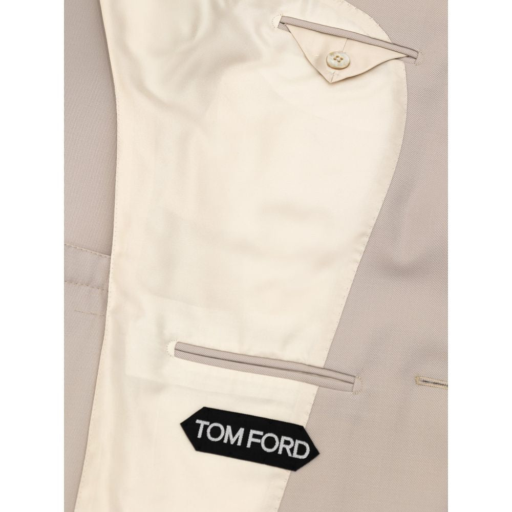 Tom Ford Beige Wool Men's Blazer