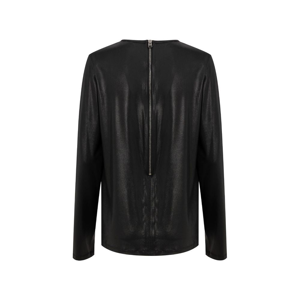 Tom Ford Black Viscose Long Sleeve Women's T-Shirt