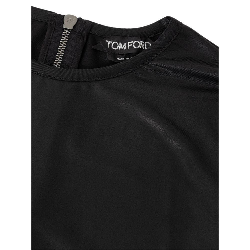 Tom Ford Black Viscose Long Sleeve Women's T-Shirt