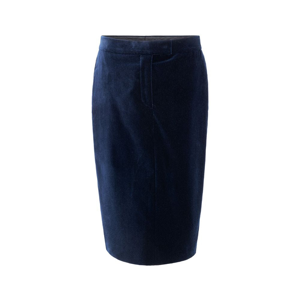 Tom Ford Blue Cotton Midi Women's Skirt