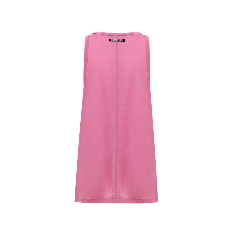 Tom Ford Pink Silk Tank Women's Top