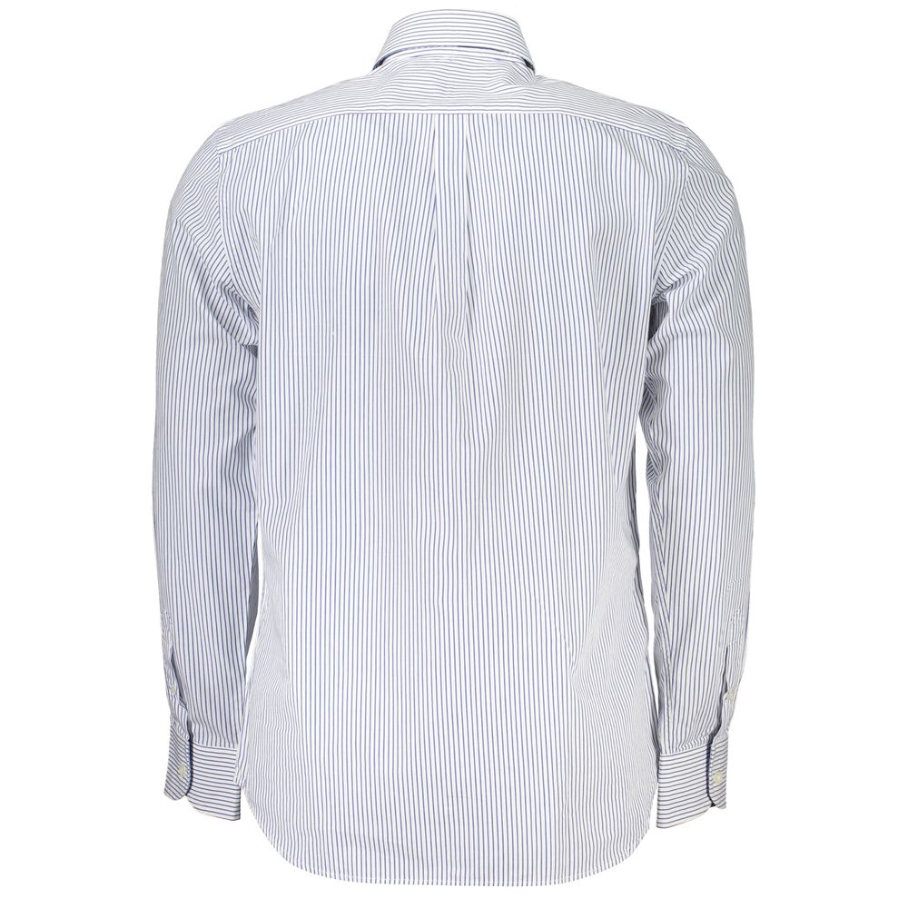 Harmont & Blaine Elegant Striped Button-Down Cotton Men's Shirt