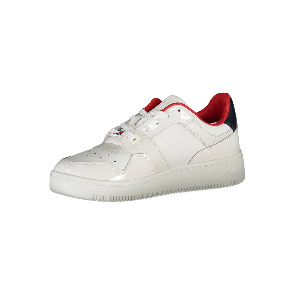 Tommy Hilfiger White Leather Women Women's Sneaker