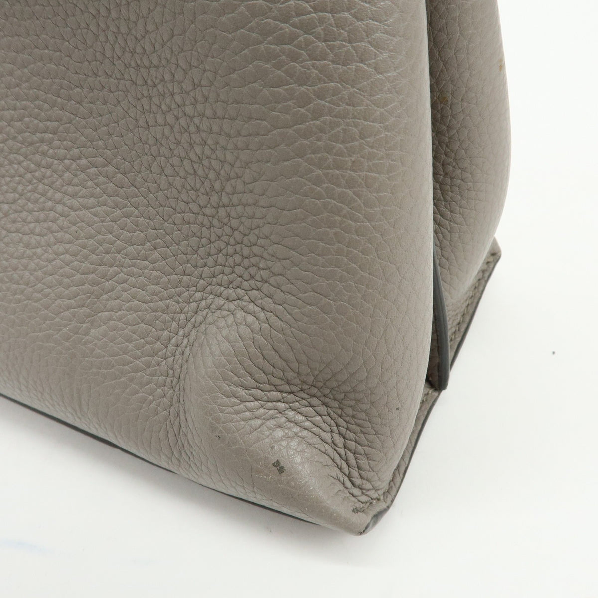Gucci Bamboo Daily Top Handle Leather Gray Leather Handbag (Pre-Owned)
