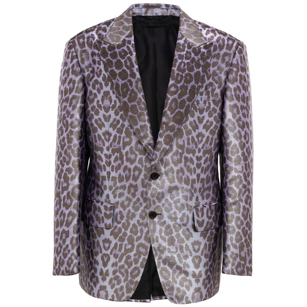 Tom Ford Purple Viscose Men's Blazer