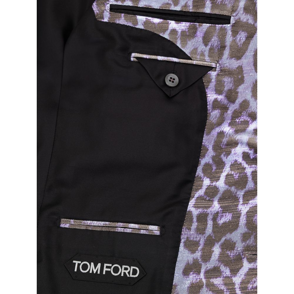 Tom Ford Purple Viscose Men's Blazer
