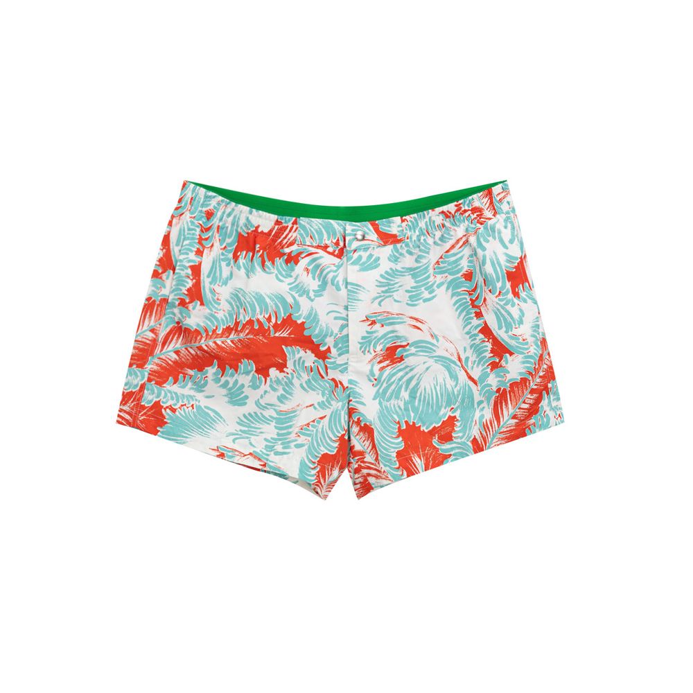 Bottega Veneta White Polyamide Swim Men's Shorts