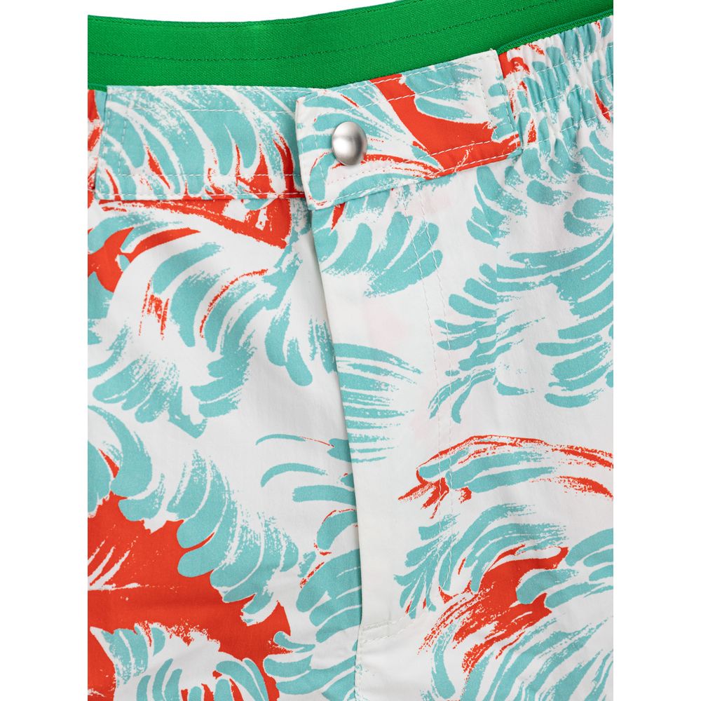 Bottega Veneta White Polyamide Swim Men's Shorts