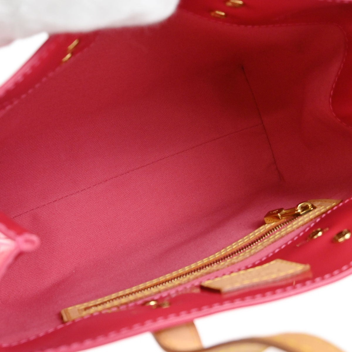 Louis Vuitton Reade Monogram Vernis Pink Patent_Leather Handbag (Pre-Owned)