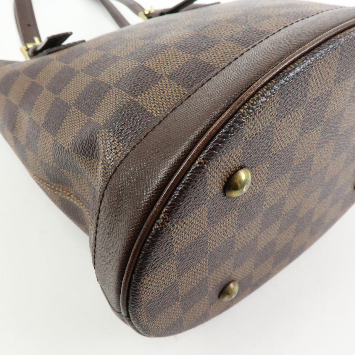 Louis Vuitton Marais Bucket Damier Brown Canvas Handbag (Pre-Owned)