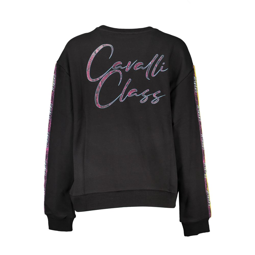 Cavalli Class Black Cotton Women Women's Sweater