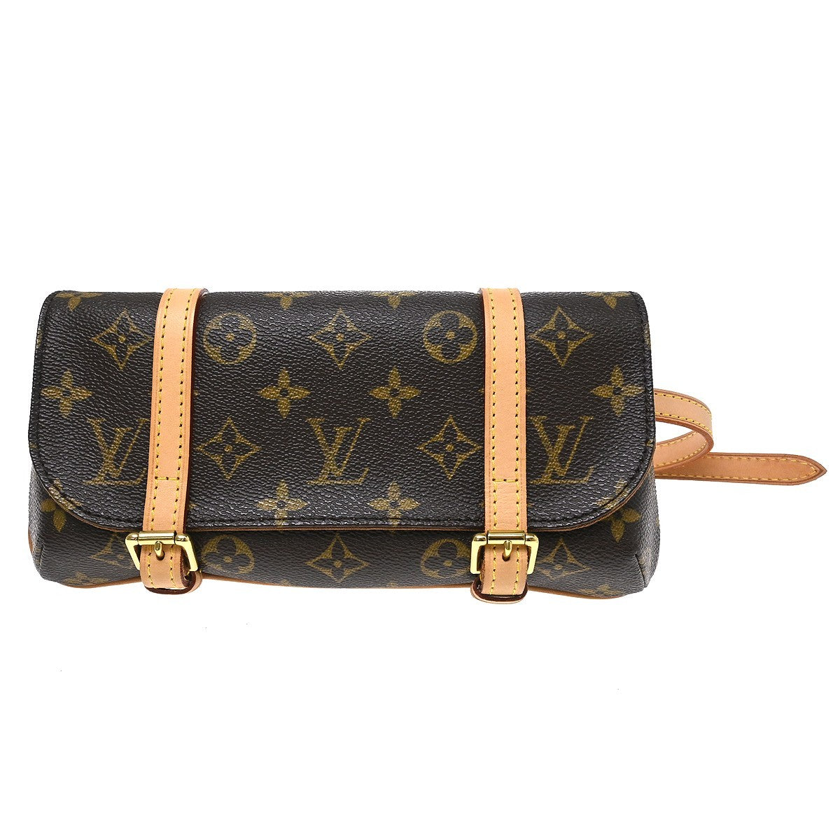 Louis Vuitton Marelle Waist Monogram Canvas Brown Canvas Clutche & Pouche Bag (Pre-Owned)