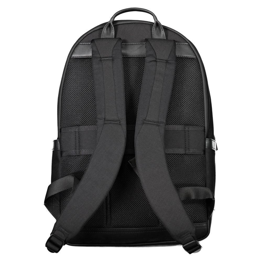 Tommy Hilfiger Black Nylon Men Men's Backpack