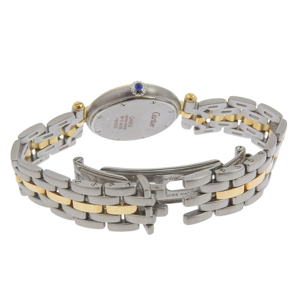 Cartier Panthere Vendome Quartz Stainless Steel And Yellow Gold Watch (Pre-Owned)