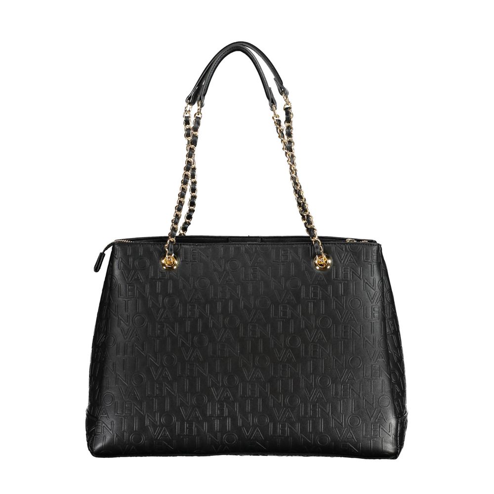 Mario Valentino Black Polyethylene Handbag (Pre-Owned)
