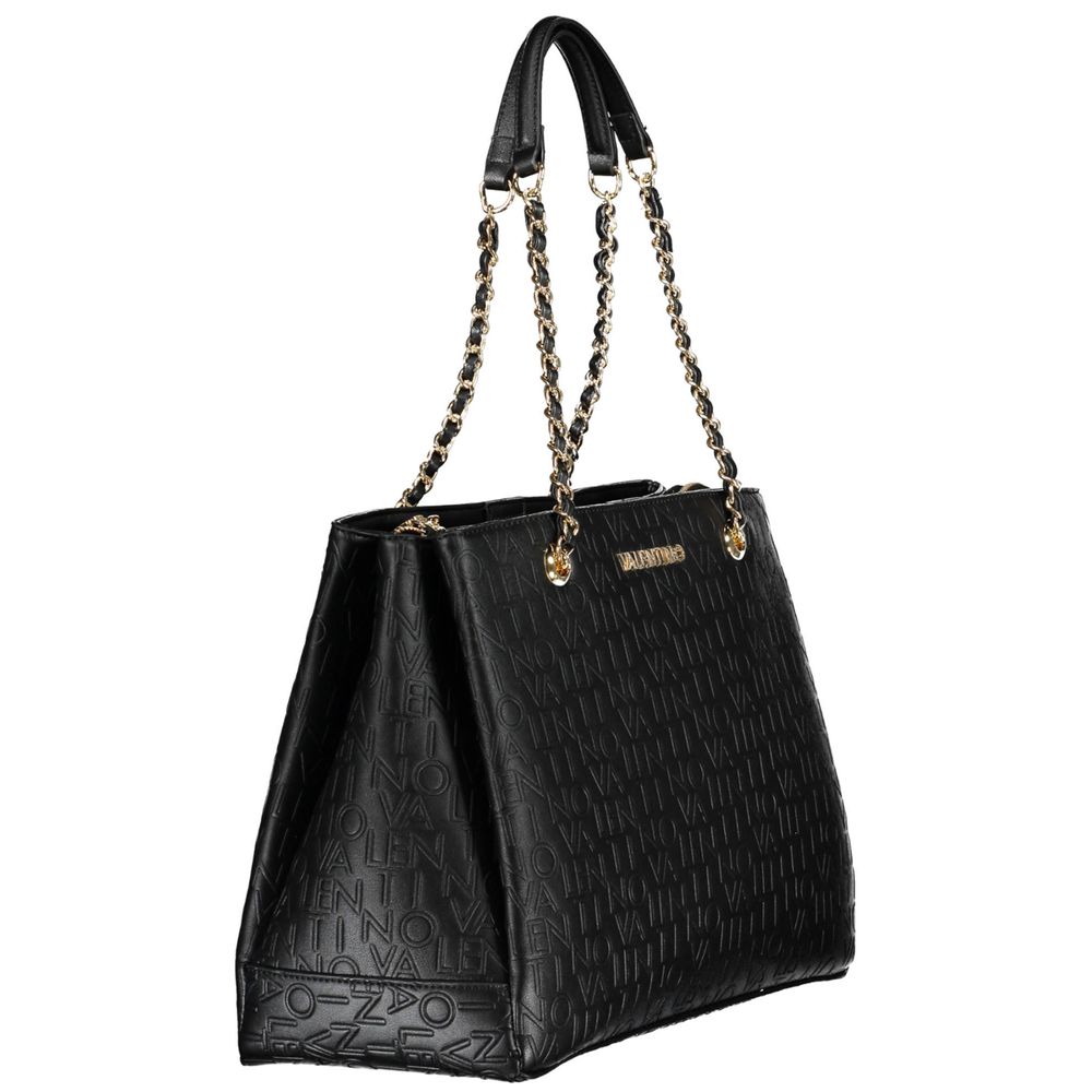 Mario Valentino Black Polyethylene Handbag (Pre-Owned)