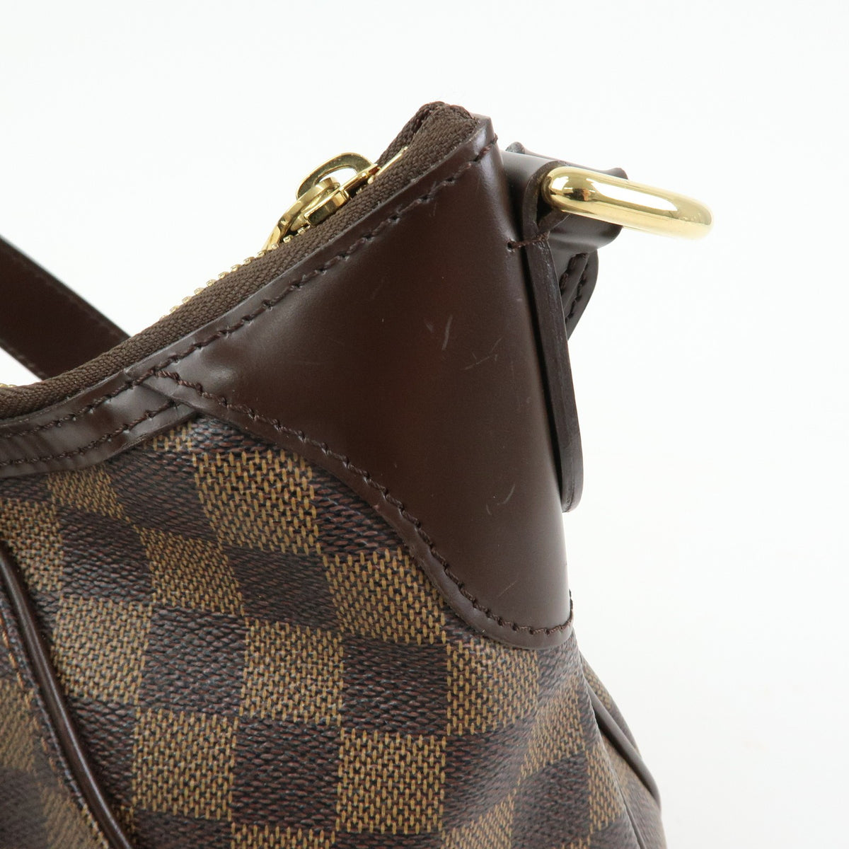 Louis Vuitton Thames Damier Brown Canvas Handbag (Pre-Owned)