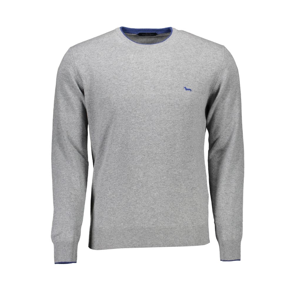 Harmont & Blaine Gray Wool Men Men's Sweater