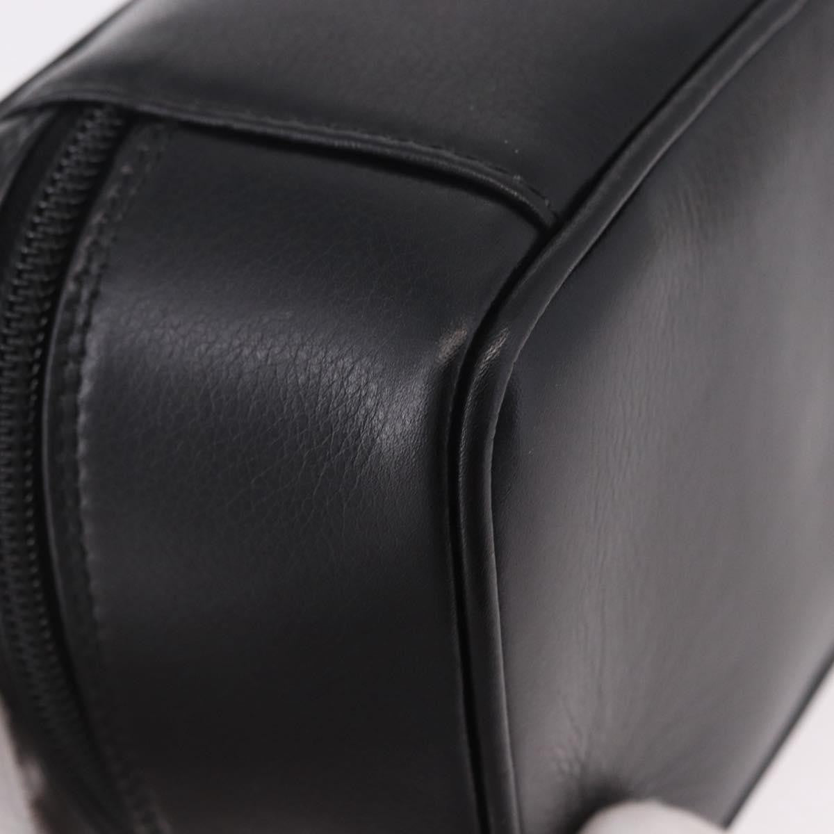 Gucci Horsebit Vanity Leather Black Leather Toiletry Case Accessory (Pre-Owned)