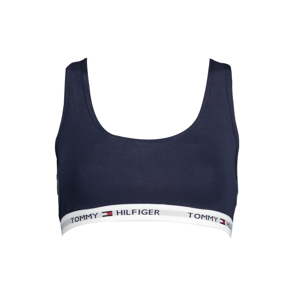 Tommy Hilfiger Blue Cotton Women Sports Women's Bra