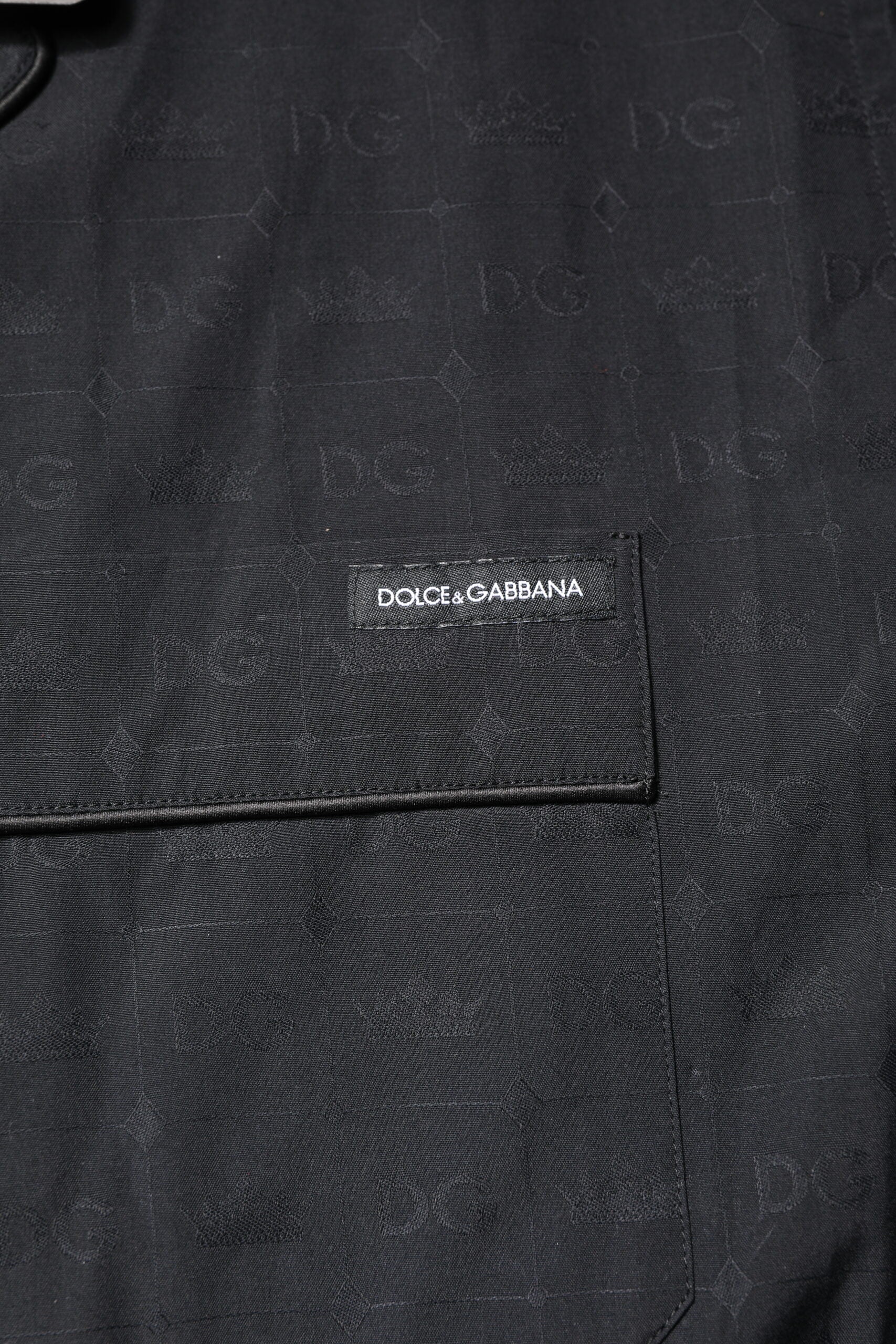 Dolce & Gabbana Black Cotton Men Pajama Set Men's Sleepwear