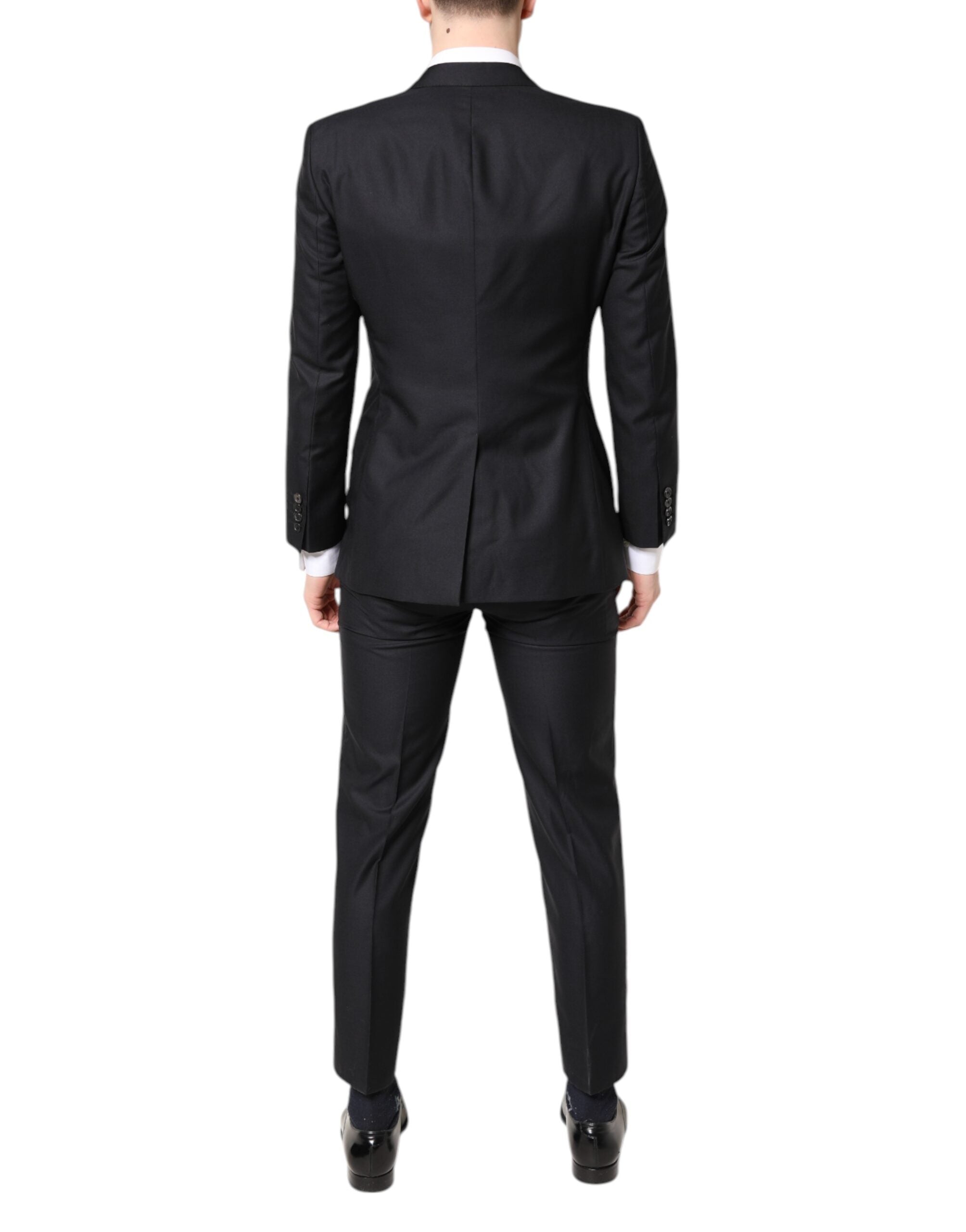 Dolce & Gabbana Black MARTINI Wool Formal 3 Piece Men's Suit