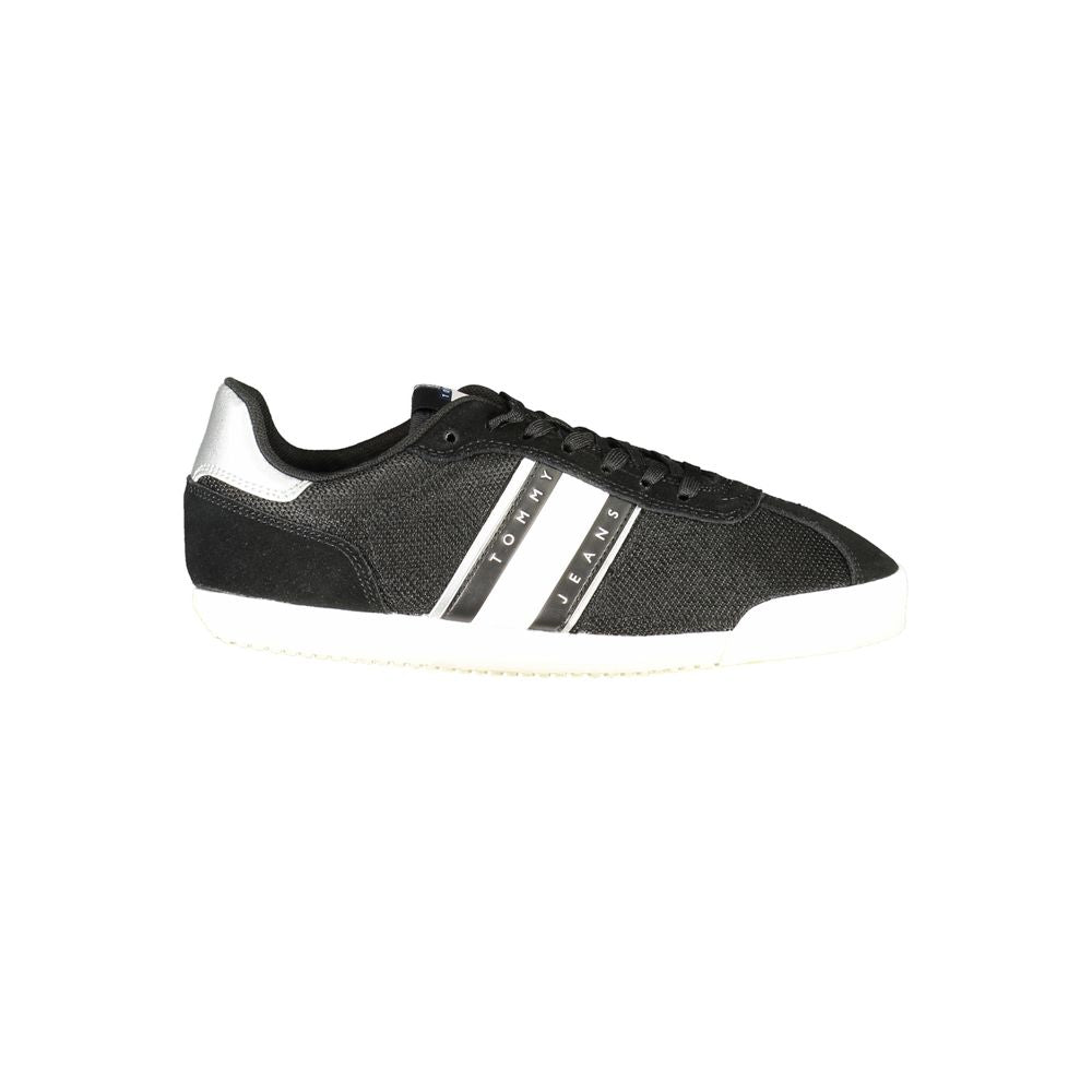 Tommy Hilfiger Black Polyester Women Women's Sneaker