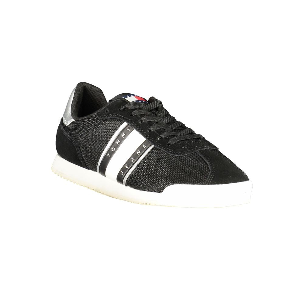 Tommy Hilfiger Black Polyester Women Women's Sneaker
