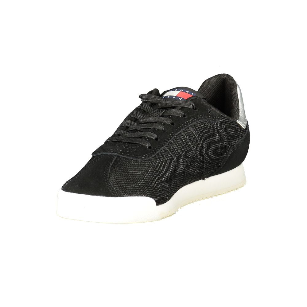 Tommy Hilfiger Black Polyester Women Women's Sneaker